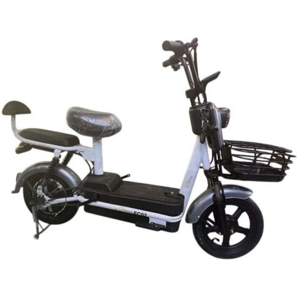 Электровелосипед NOVA EC-02 графит (с задним кофром)