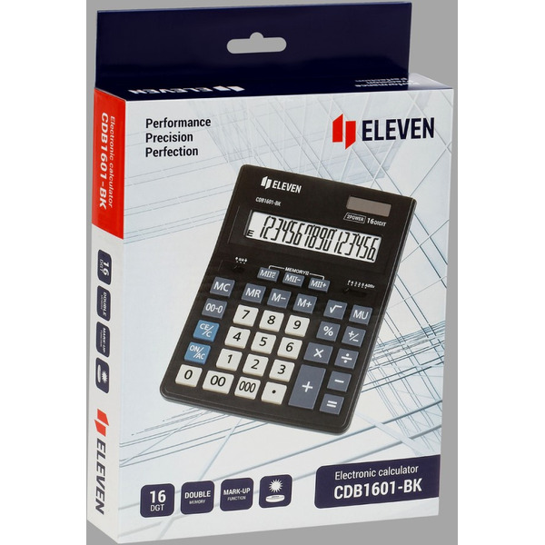 Калькулятор Eleven Business Line CDB1601-BK_El