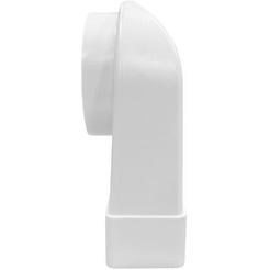 Вентиляционная решетка HOMY AIR круглый AO150WR d150 (белая)