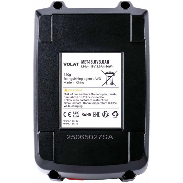 Аккумуляторная батарея VOLAT для Metabo 18.0V 3.0Ah (Li-ion)