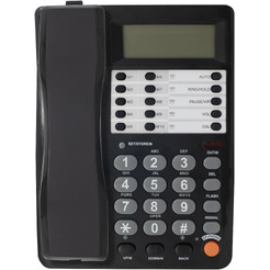 Проводной телефон Ritmix RT-495 черный/серый