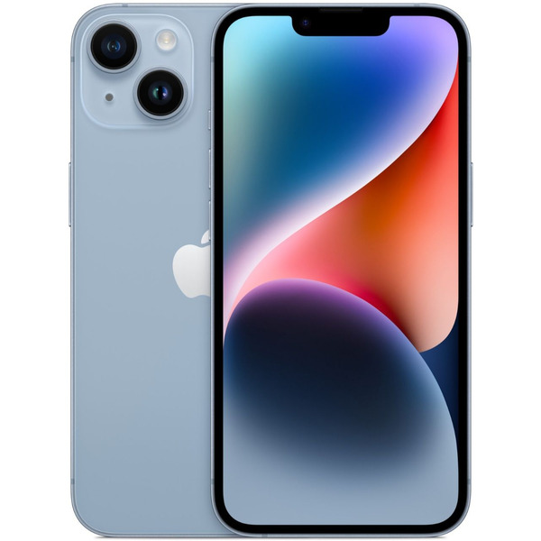 Смартфон Apple iPhone 14 128GB восстановленный ELNU Грейд A, Blue (ELN2882A0436)