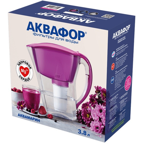Фильтр-кувшин Аквафор Аквамарин (синий кобальт)