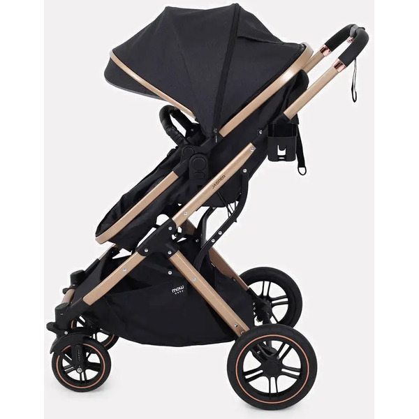 Универсальная коляска MOWbaby Jasper MB022 (3 в 1, черный)