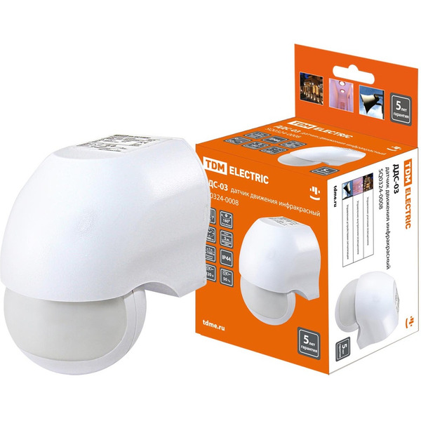Датчик движения настенный TDM ДДС-03 (SQ0324-00080)