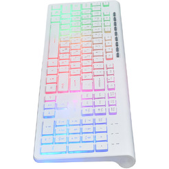 Клавиатура Oklick 490ML (белый)