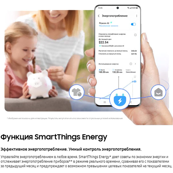 Стирально-сушильная машина Samsung WD11DG6B85BELP