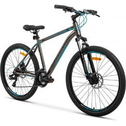 Велосипед AIST Rocky 1.0 Disc 26/13/серо-синий/2026