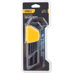 Набор ключей шестигранных Deli EDL232209H