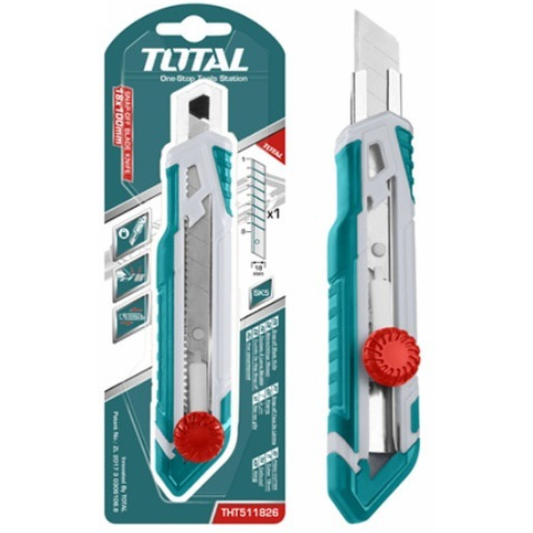 Нож канцелярский Total THT511826