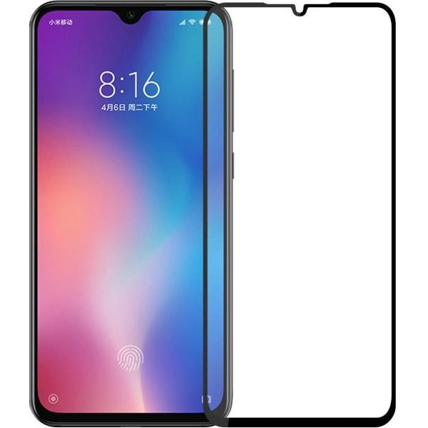 Защитное стекло CASE 3D для Xiaomi Mi 9 SE (черный глянец)