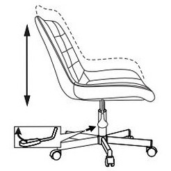 Офисное кресло Бюрократ CH-350M (черный)