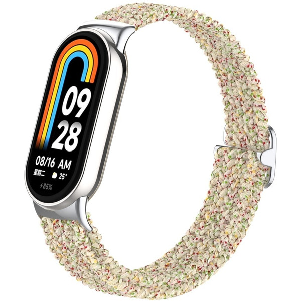 Ремешок Bingo Braided для Xiaomi Mi Band 8 (песочный в крапинку)