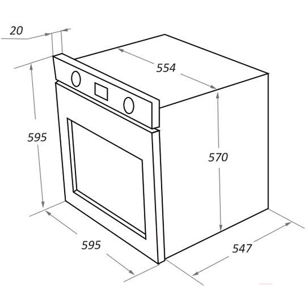 Духовой шкаф MAUNFELD EOEM.769BG