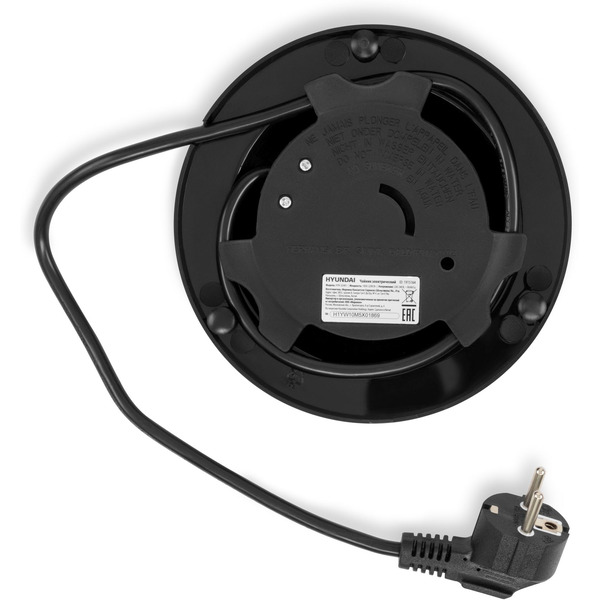 Электрический чайник Hyundai HYK-G3401 (черный/серебристый)