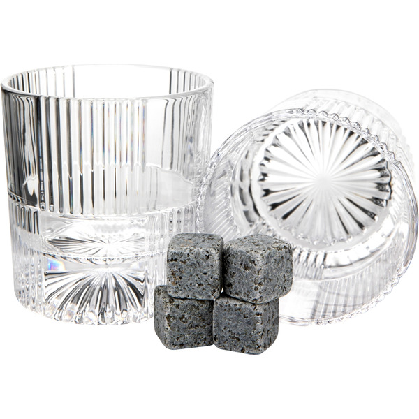 Набор бокалов для виски с охлаждающими камнями Makkua WSI02 WhiskeySet IceWhisper