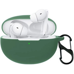 Чехол Bingo Silicone для OPPO Enco Free 2 W52 (темно-зеленый)