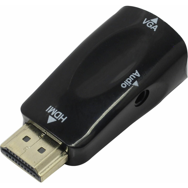 Переходник HDMI-VGA ExeGate EX-HDMIM-VGAF-C (19M/15F+ audio) EX284927RUS