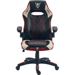 Кресло компьютерное FLOKY NEXUS Grey-Red