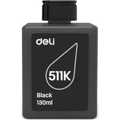 Чернила Deli 511K (черный) 130мл