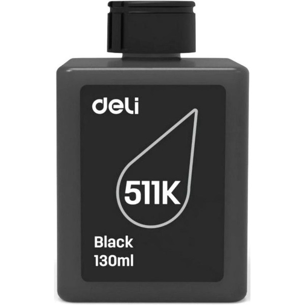 Чернила Deli 511K (черный) 130мл