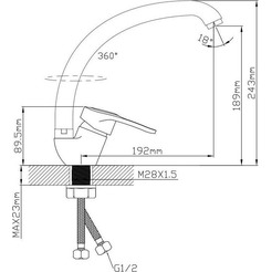 Смеситель Econoce EC0663