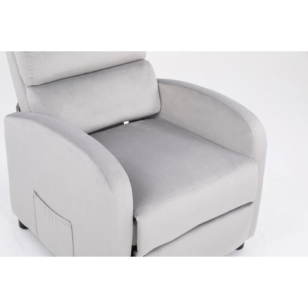 Кресло вибромассажное Calviano 2164 (велюр серый)