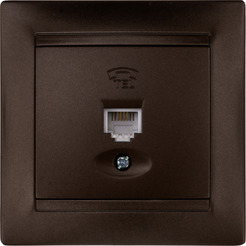 Розетка телефонная TDM Electric Лама SQ1815-0515