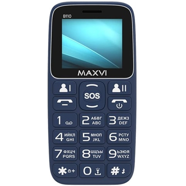 Мобильный телефон Maxvi B110 (синий)