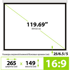 Экран Cactus CS-PSW-149X265