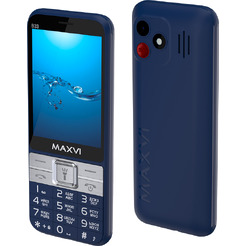Мобильный телефон Maxvi B33 (темно-синий)