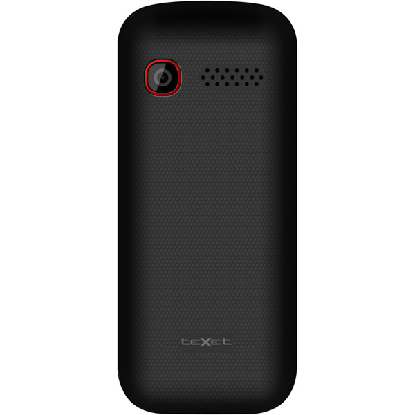 Телефон TEXET TM-208 черный-красный