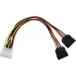 Кабель BURO BU-MOLEX-2XSATA