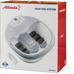 Гидромассажная ванночка для ног Atlanta ATH-6417 (gray)