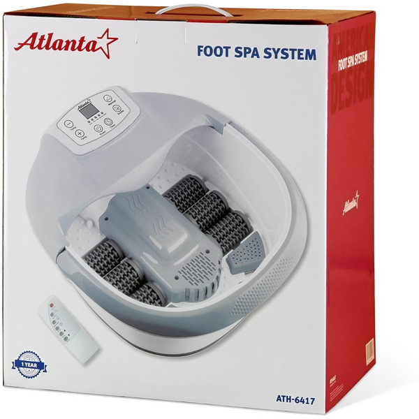 Гидромассажная ванночка для ног Atlanta ATH-6417 (gray)