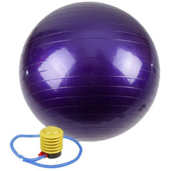 Фитбол Calviano с насосом 75 см (фиолетовый)