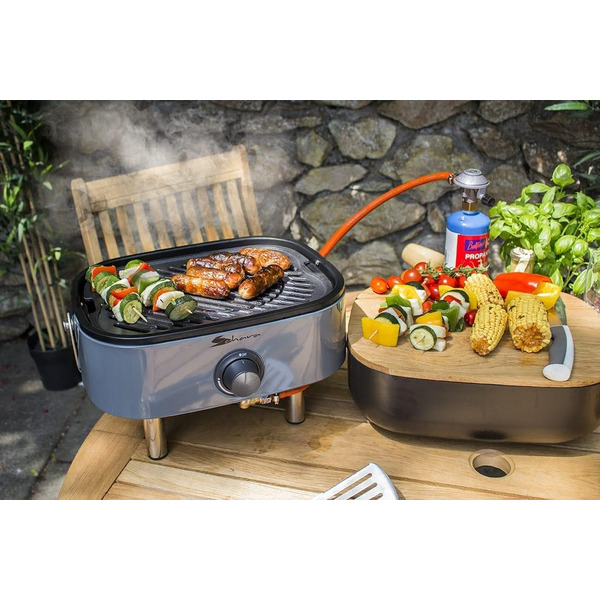 Портативный газовый гриль Sahara Mini BBQ (черный)