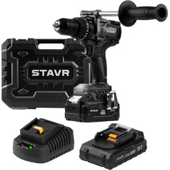Ударная дрель-шуруповерт STAVR SHD 18BLHD-2K