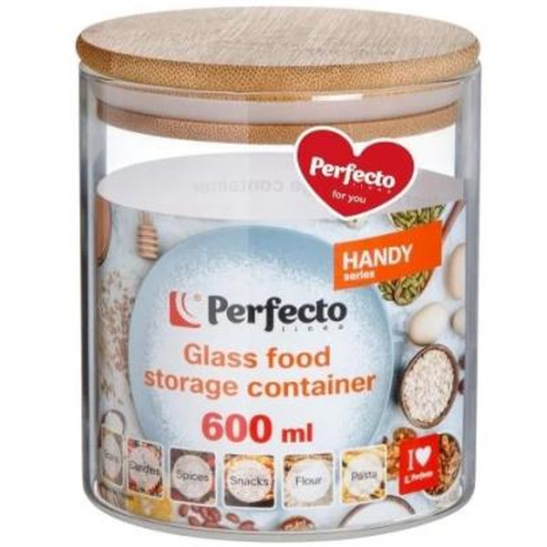 Банка для сыпучих продуктов PERFECTO LINEA 34-102600  600 мл Handy