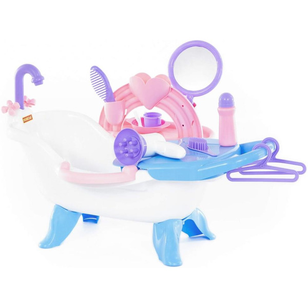 Ванночка для кукол Полесье №2 с аксессуарами 58607