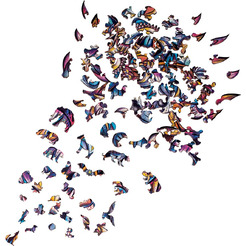 Сувенирный пазл MASTER WOOD Волк SWPW