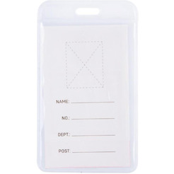 Бейдж на клипсе DELI 5753 (50 шт.)