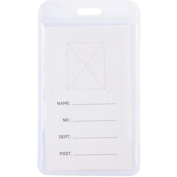 Бейдж на клипсе DELI 5753 (50 шт.)