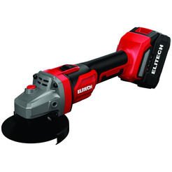 Угловая шлифмашина ELITECH МШУ 2012БЛ (с 1-им АКБ, кейс)