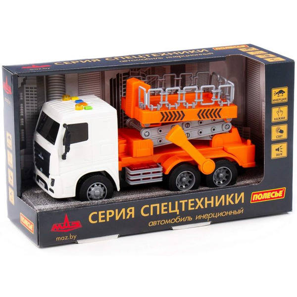 Автомобиль с подъёмником Полесье 94025 МАЗ