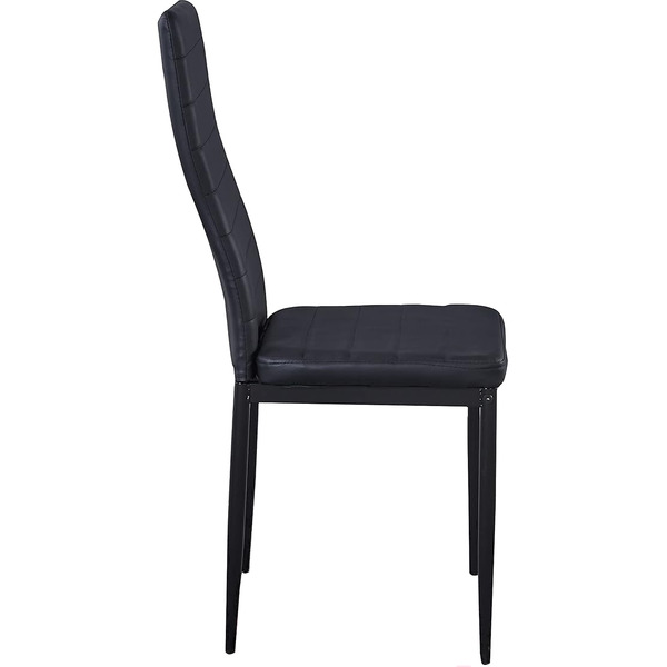 Стул Mio Tesoro Джия DC-060KD (черный/черный)