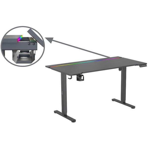 Стол компьютерный Ritmix TBL-1405GL Carbon