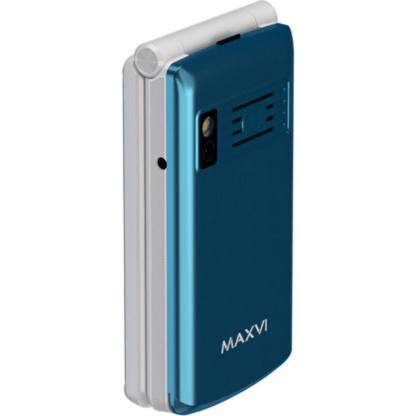 Кнопочный телефон Maxvi E28 (голубой)