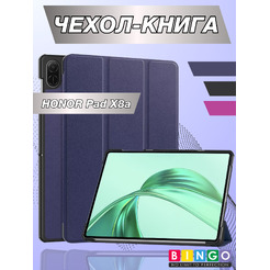 Чехол-книга BINGO Tablet HONOR Pad X8a Темно-синий