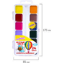 Краски акварельные ЮНЛАНДИЯ 192363